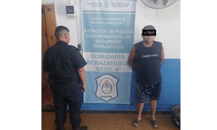 Berazategui – Un detenido por tenencia de arma de guerra